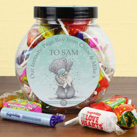 Personalised Me to You Page Boy Usher Wedding Sweet Jar Extra Image 2